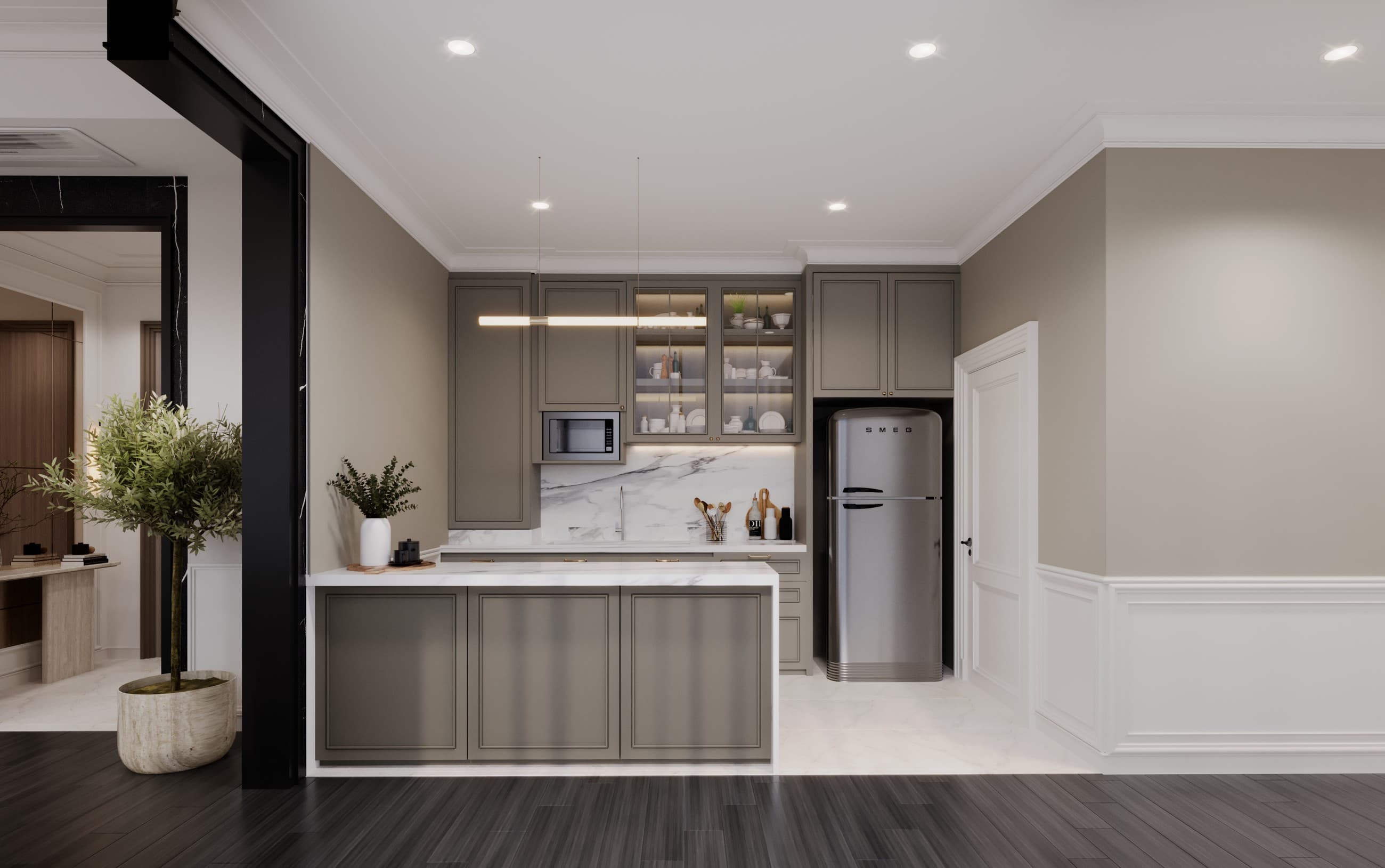 Pantry Composition interior visualization