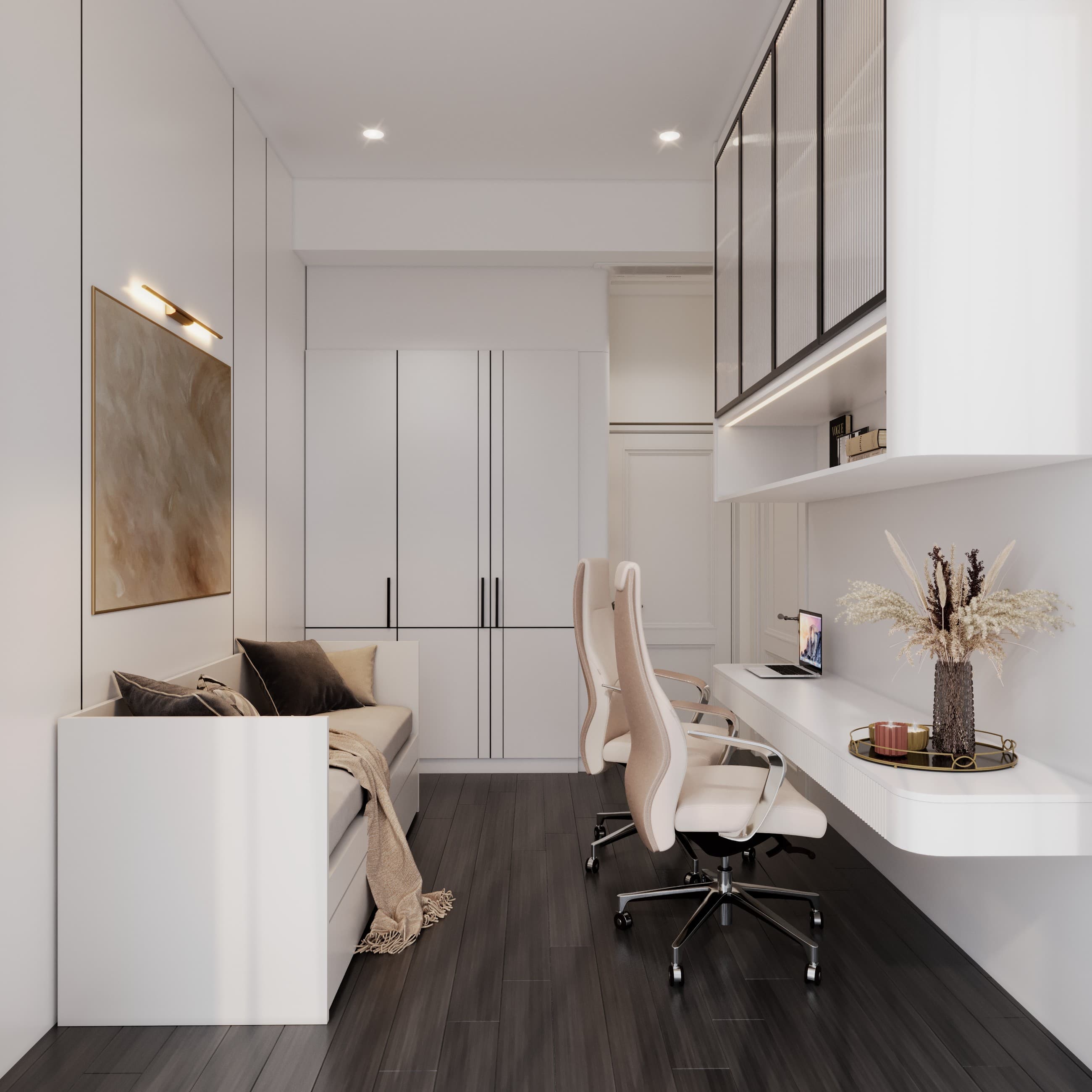 Working Room Study interior visualization
